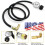 1,5 m gaspropanregulatorslange QCC1-type fittingadapter 17" og 22'' 2