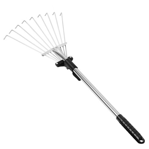 Greblă de grădină reglabilă Rakerakes, pliabilă, retractabilă, rezistentă 1