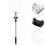 Metal Garden Rake Adjustable Telescopic Foldable 4