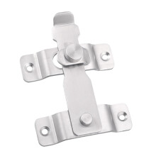 Stainless Steel Door Latch Lock Buckle for Home Hotel Cabinet Extra Security Easy Install