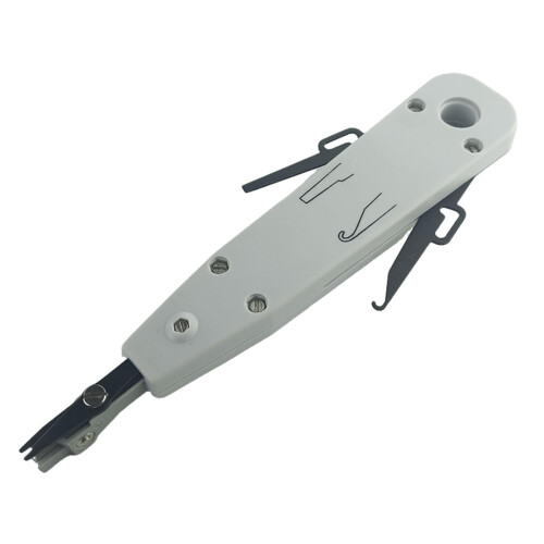 Network Punch Down Tool with Cutter for RJ45 Cat7 Patch Panels, Ergonomic Comfort Grip