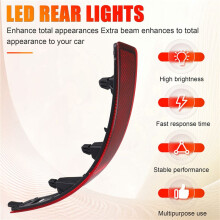 Car Rear Bumper Reflector Cover Left 3VD945105 for  Superb III 2015-2020 3V5945105 Auto Accessories