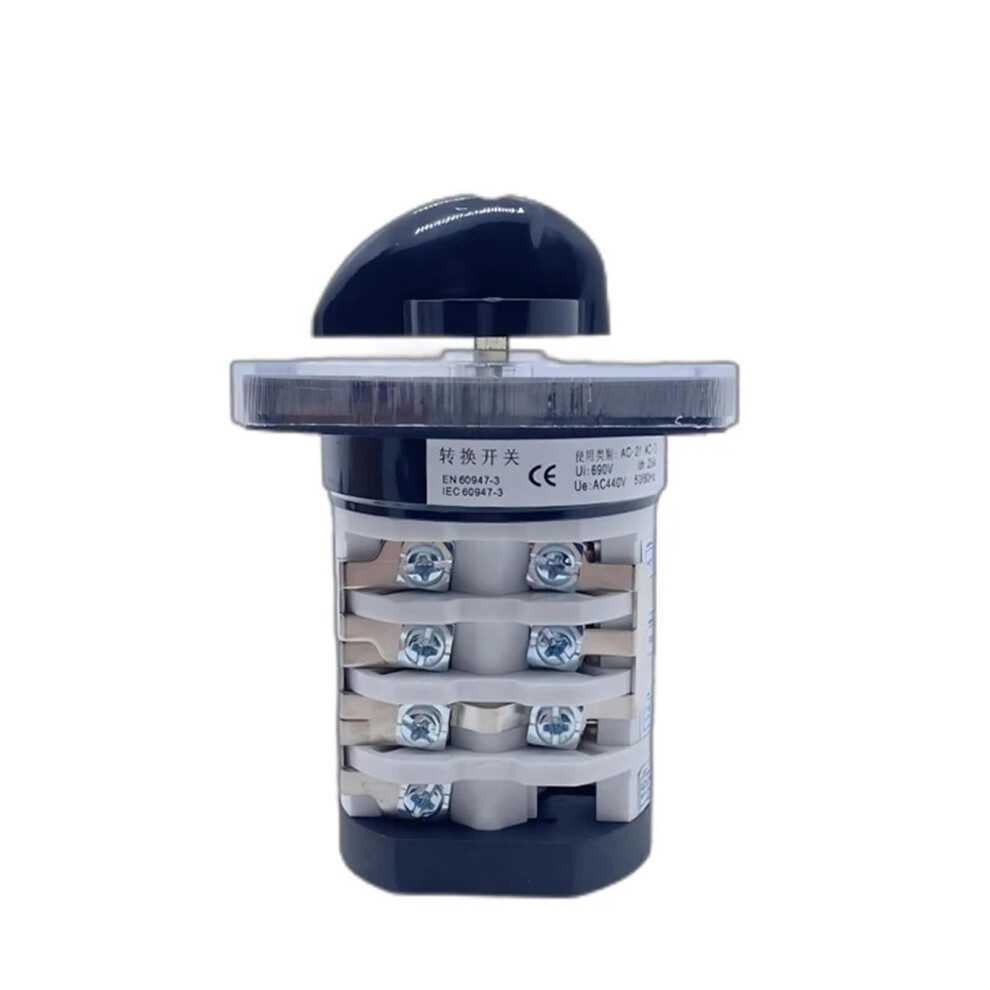 25A 4 Pole Rotary Cam Switch 8Position Precise Control 690V Manual Transfer Switch Ymz1225/4 9045646480978