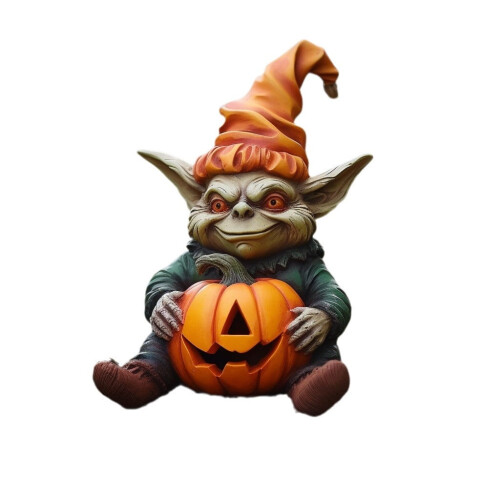 Κολοκύθα για το Halloween Εξωτερική Διακόσμηση Ρητίνης 1 Τεμάχιο 1
