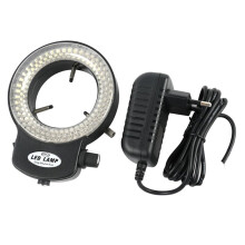 Microscope 144 LED High Luminance Adjustable Ring Light Illuminator Lamp for Industry Stereo Microscope Ref: 2813