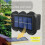 Capino solcellsspotlights utomhus vattentäta 4-pack 5