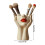 Lightweight Female Head Design Holder Ideal for Desk-D 4