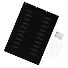 Over Door Hanging File Organizer with Multiple Pockets, SpaceSaving Wall Mounted Folder Holder for Home Office Classroom
