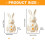 Resin Hare Candlestick with Tealight Candle Decorative Candle-2 3