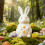 Resin Hare Candlestick with Tealight Candle Decorative Candle-2 4