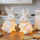 Resin Hare Candlestick with Tealight Candle Decorative Candle-2 5