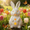 Resin Hare Candlestick with Tealight Candle Decorative Candle-2 7