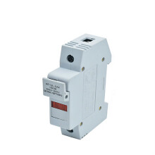 10x38 DIN Rail Fuse Holder with 16A FastBlow Ceramic Fuse for Thunder Surge Protection