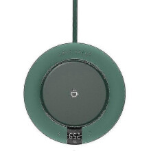 Coffee Cup Warmer Smart Heater 3 Gears Mugs Desk Heating Coaster (Green)