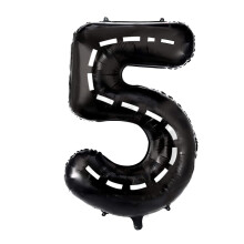 Race Car Balloons Car Birthday Party Decorations for Boys, Large Foil Racing Car with Number and Wheels, Reusable Garland Arch Kit