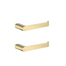 Brushed Gold Bathroom Accessories Set 304 Stainless Steel Corrosion Resistant Wall Mounted Hardware Kit