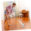 Small Self Squeeze Mop for Tile Floors, Lightweight Sponge Mop for Kids, Compact Storage 5