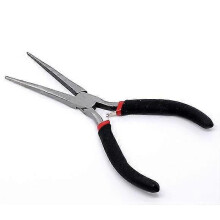 Carbon Hardened Steel Flat Pliers 15cm Long Nose Pliers Jewelry Making Pliers Handy Repair Tool