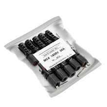 MC4 Solar Connector 5 Pairs 1500V 30A for Photovoltaic System with Secure Lock and Weatherproof Design