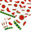 Watermelon Tablecloth Set 3 Pack Waterproof Oilproof Disposable Covers for Birthday Party Picnic Rectangular Tables 1