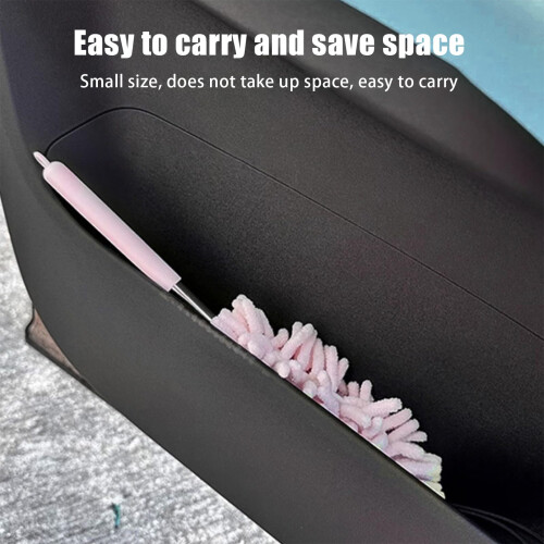 Car Duster with Extendable Telescopic Handle for Effective Dust Removal and Gentle Surface Care 1