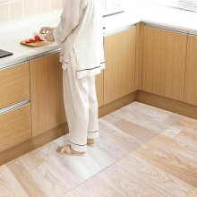 Clear Office Chair Mat 90x170cm PVC Floor Protection Shield for Hardwood Floors, NonSlip Transparent Rolling Chair Mat