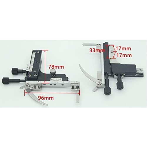 Microscope Accessories Kit with Biological Microscope Stage Ruler for Precision Measurement and Smooth Slide Positioning 2