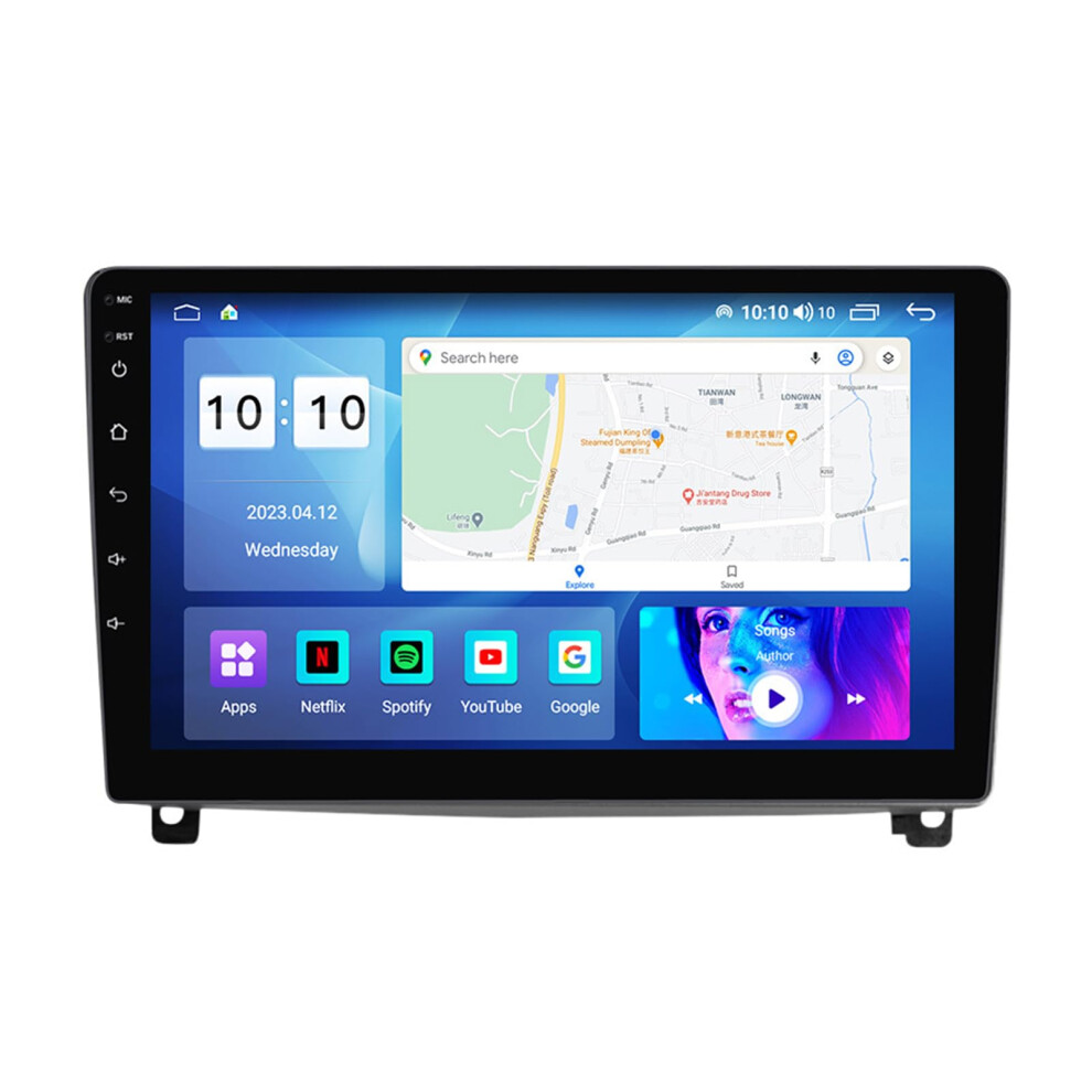 Android 12 Car Stereo For Peugeot 407 With 9 Inch Ips Display, Gps Navigation, Wireless Carplay And Dsp 9045646482859