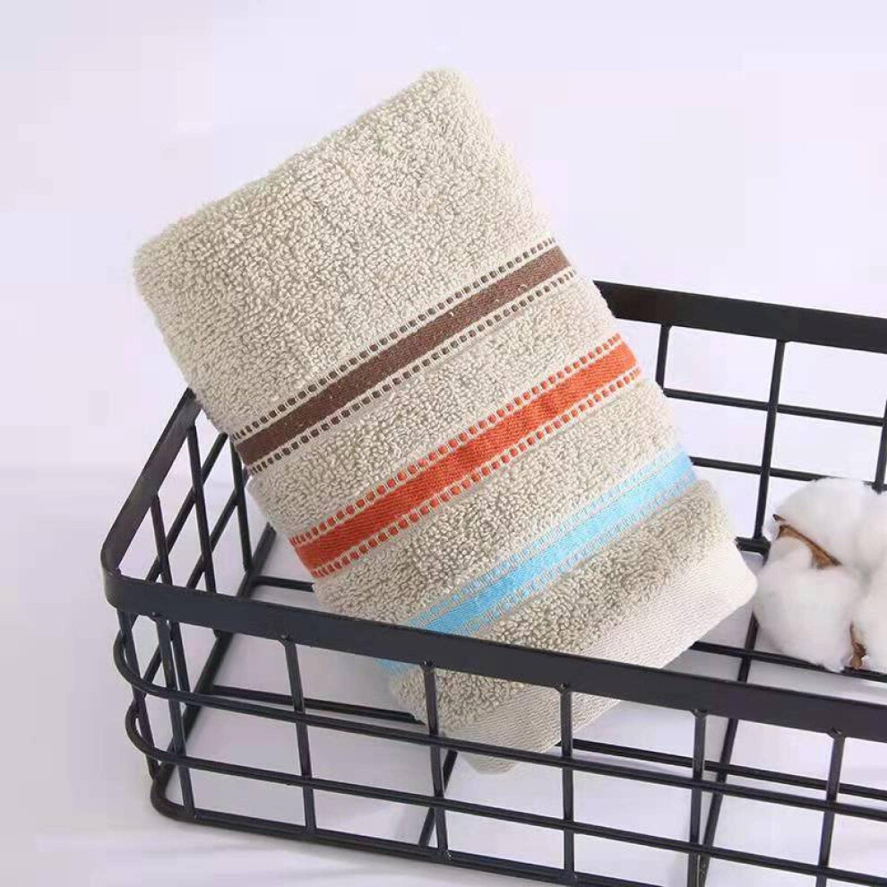 Cotton Face Towels Soft Satin Weave Quick Absorbent Green Towels for Gentle Skin Care and Gift Use