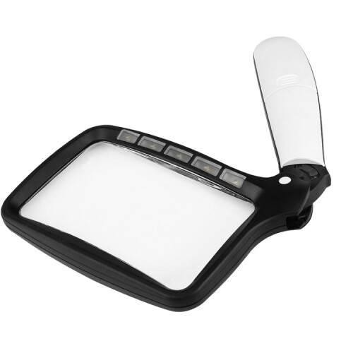 10863 3X LED Light Folding Handheld Magnifier 2