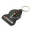 Outdoor Compass Keychain with Thermometer, Compact Dual Function Hiking Camping Navigation Tool 3