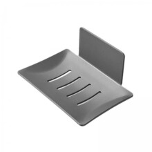 Wall Mounted Aluminum Soap Holder 3X Set for Shower Bathroom, Fast Drying and Easy Clean Design