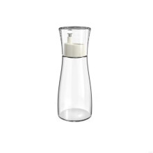 Glass Mouthwash Dispenser 150ml Refillable Clear Bottle with Lid Cup for Bathroom Countertop