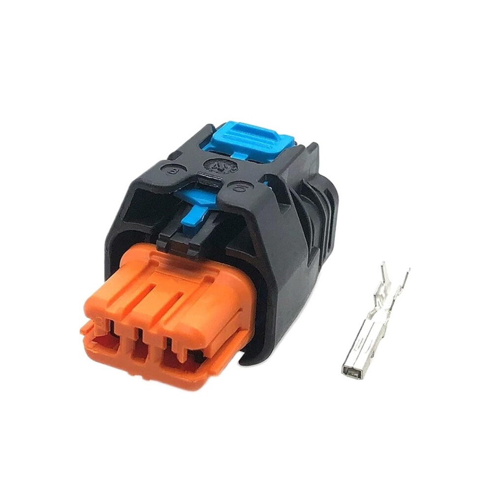 3 Pin 1.5Mm Female Automotive Electrical Connector Set, Durable Plastic Housing For Car Wiring Harness 9045646484310