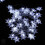 ZOELNIC Christmas96LEDs Snowflake String Curtain Window Light 5
