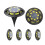 WSBDENLK Solar Ground Lights Warm Light 2 Pack 2
