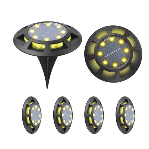 WSBDENLK Solar Ground Lights Warm Light 2 Pack 1