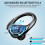 Ασύρματα ακουστικά Bluetooth 5.4 Sport, στερεοφωνικά ακουστικά αναπαραγωγής 75 ωρών με 2