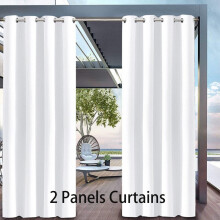 WSYW2Panels100"x108" Ekstra Vandtætte Udendørsgardiner til Terrasse