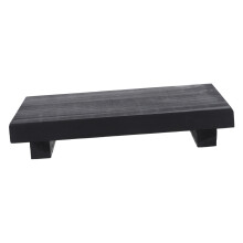 Natural Wood Vanity Tray for Bathroom Countertop Organizer Minimalist Design Easy Clean Surface