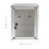 Wall Mounted Suggestion Box with Secure Lock System, Durable Alloy Build for Office Mail and Donations 2
