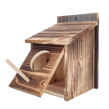 Wooden Birdcage Decoration Bird Feeding Cage Decorative Bird Nest