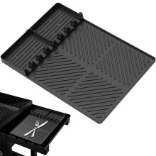 Lzvxtym2Pack silikon grill sidehylle matte grillredskapsmatte benkeplate
