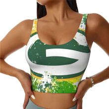 GBP_Packers Dame Sportsvest med navleeksponering T-shirt Yoga Løb