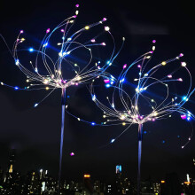 Solar Firework Light Outdoor Garden Decorative 2 PCS
