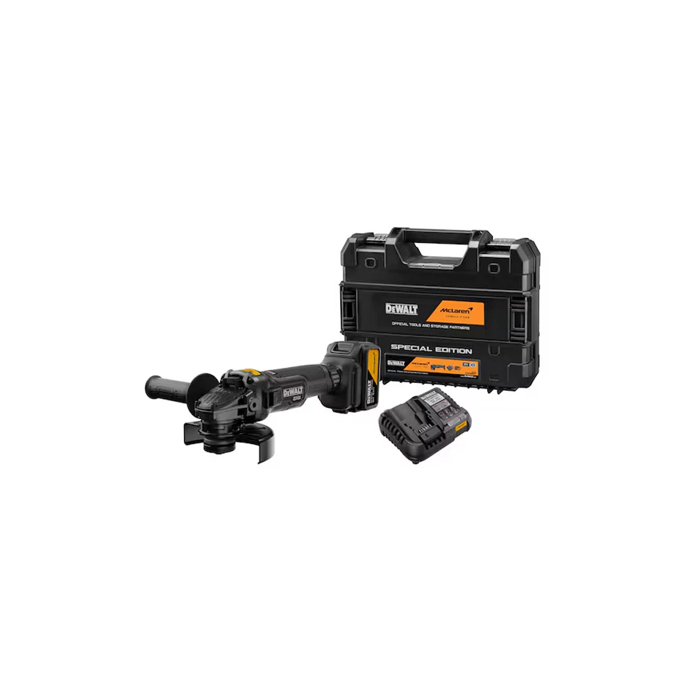 Dewalt X Mclaren F1 Special Edition Xr Brushless Grinder Kit (1X 5Ah) 18V Dcg45mp1t