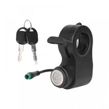 Antivol de trottinette électrique compatible avec Kukirin, G2 et Max 5 broches. Interrupteur d'accélérateur intégré avec verrouillage à clé.