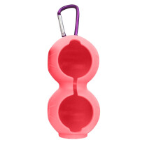 Silikon golfballholder (sett med 2) - Beskyttende 2-ballholder