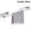 Bathroom, Kitchen, 50cm Undrilled Towel Rack 1