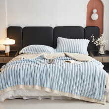 Light Blue Fleece Throw Blanket Twin Size, Super Soft Sherpa Reversible Warm Blanket for Winter and Fall